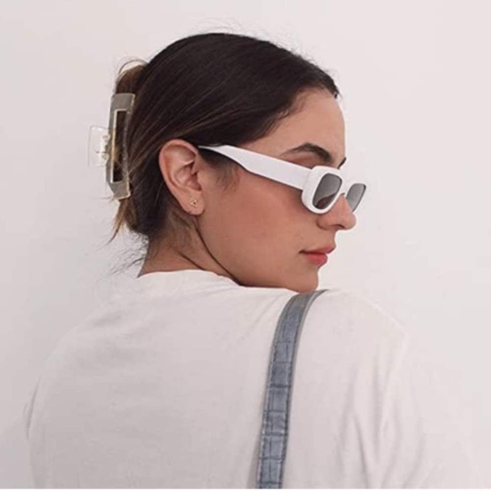 White Frame Sunglasses